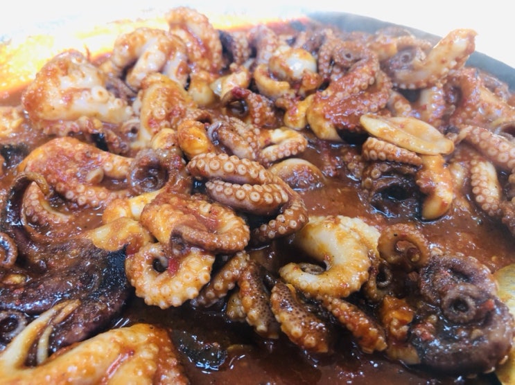  동청쭈꾸미볶음 간만에 먹었어요