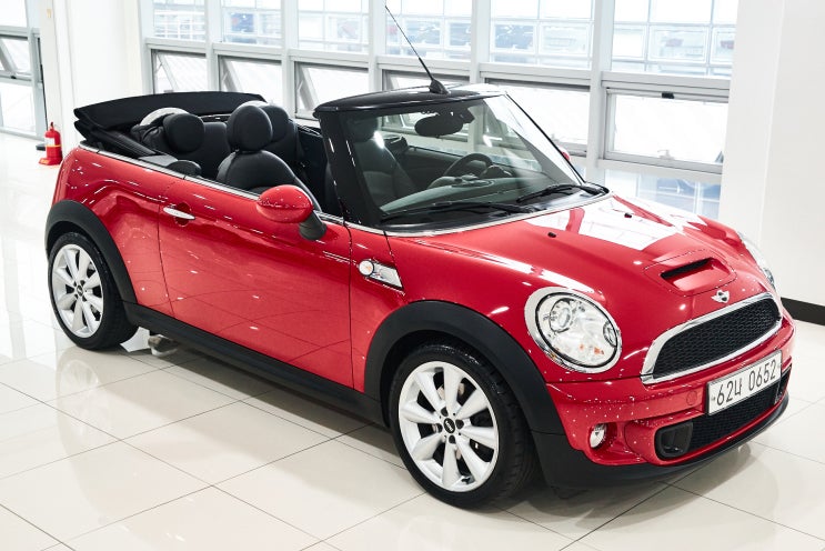  bmw mini 빨간색 미니쿠퍼 컨버터블 s 보고 가세요~!