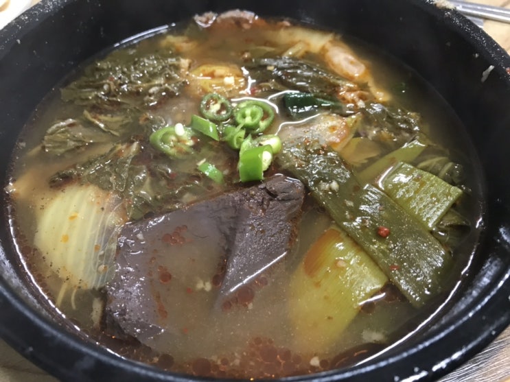  (안동)옥야식당 - 소고기 선지 국밥의 성지에 다녀왔습니다. 과연 이름값 톡톡히 하더라구요.