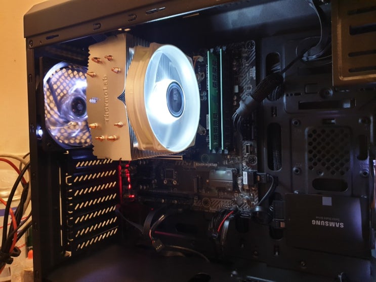  i5 9600k 트리니티 쿨러 조합 서버용 컴퓨터 조립