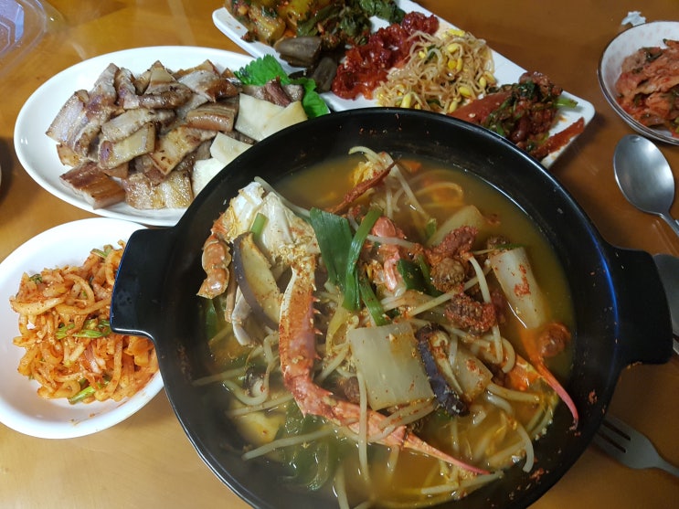  가을 제철 요리 맛있는 꽃게탕 만들기