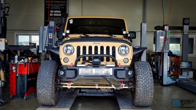  JEEP WRANGLER 지프 랭글러 루비콘 JK 2.8  CRD 듀얼배기 장착 ,DPF 고질별 크랙 수리 , 흡기클리닝 작업  