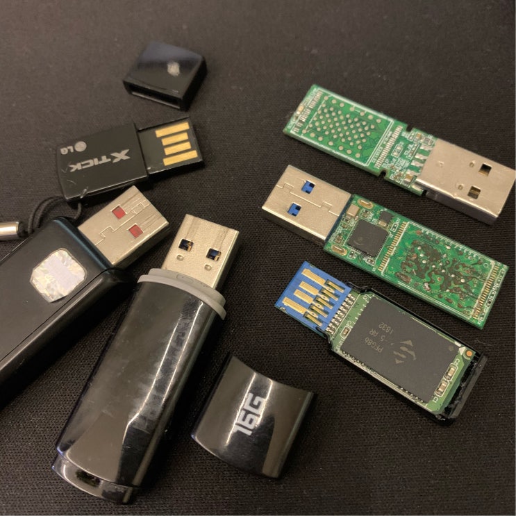  usb 인식 안됨 증상에서 자료 추출하기!