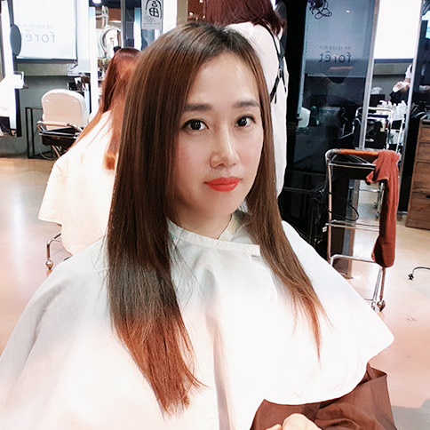  여자긴머리 복구펌 이경민포레 홍대점, 수영실장님 엄지척!