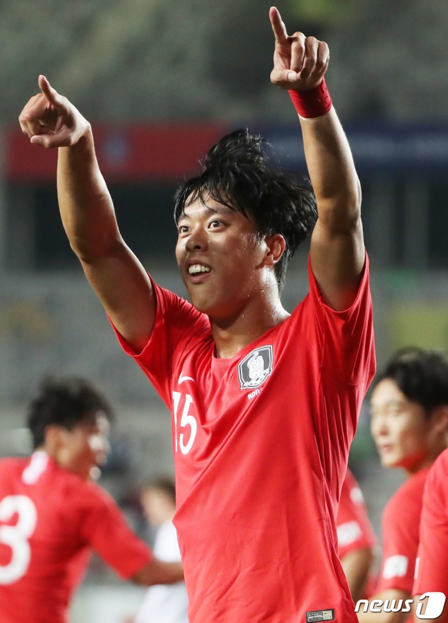 대한민국 우즈베키스탄 김재우 동점골 영상 보기, 우즈베키스탄 골망 흔든 김재우 동점골 성공, 코너킥 상황 집중력으로 득점을 만들어 내다!