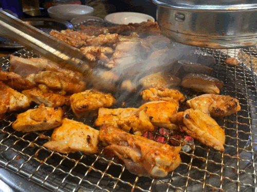  신도림역 닭갈비 맛집 - 강촌숯불닭갈비