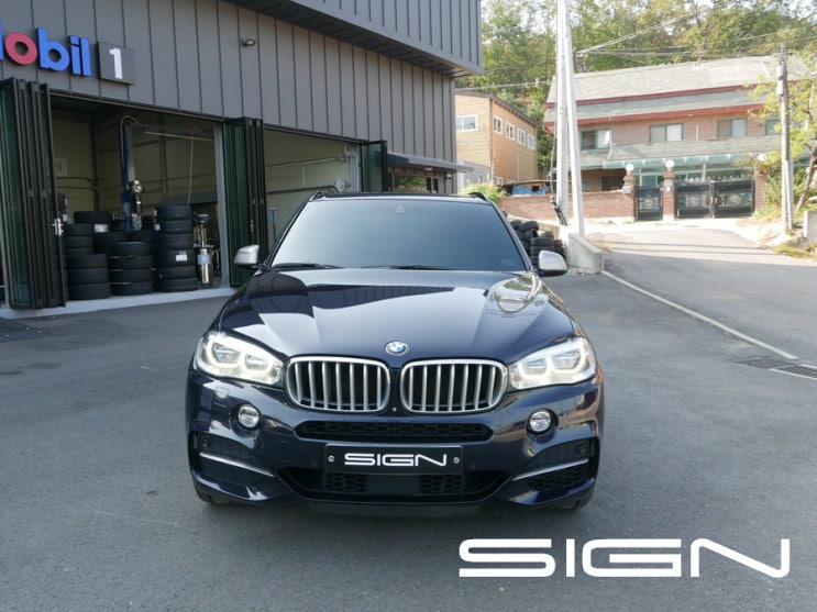  X5 m50d 6p, 4p 브레이크 킷 인스톨 - 네오테크 sf (일산 SIGN automotive)