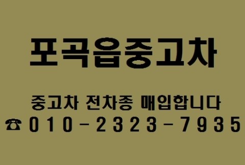  진짜 최고가매입 포곡읍중고차 