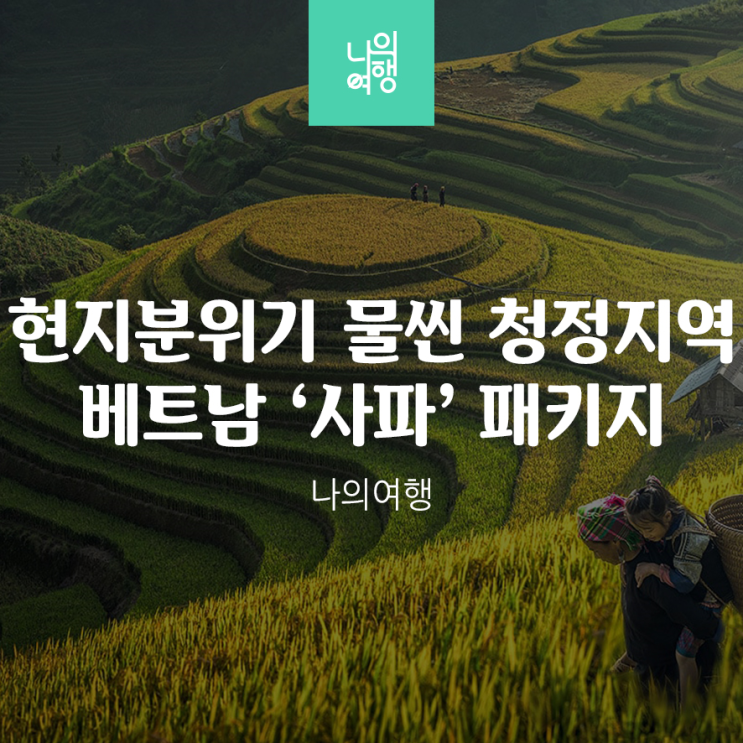  베트남 사파 하노이 부산출발 에어부산 3박5일 패키지 케이블카 트래킹