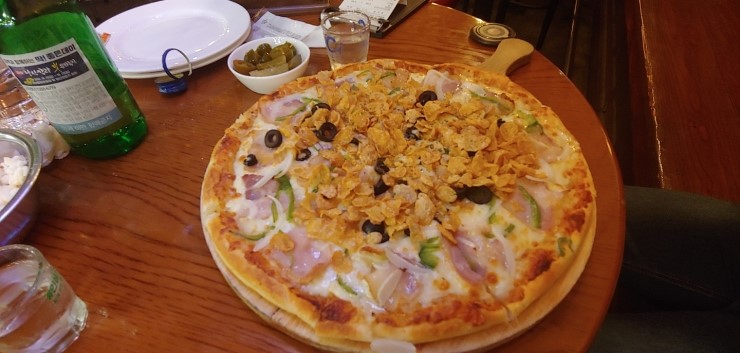  수변공원 맥주집 추천:)광안리 비어팩토리에서 베이컨라자냐 피자 먹었어요~