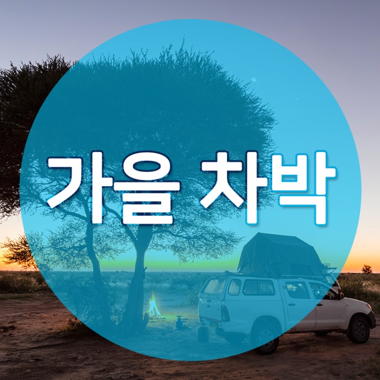  가을차박 친구들과 같이 캠핑하기좋은곳 어떤 곳이 좋을까?
