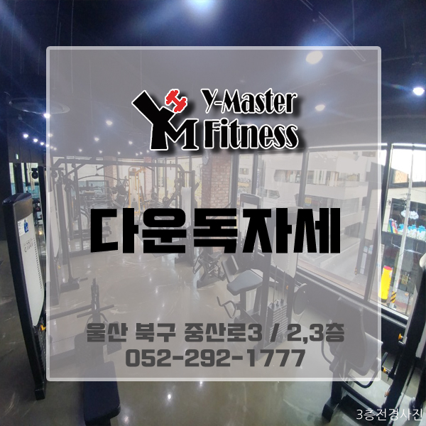  울산중산동헬스 Y_Master Fitness(전신운동_다운독자세)