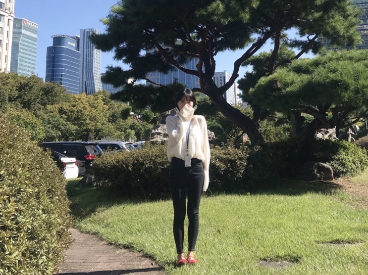  [소자매:언니] 비비드코( VIVIDCO) 가을니트로 여리여리 꾸안꾸 가을코디