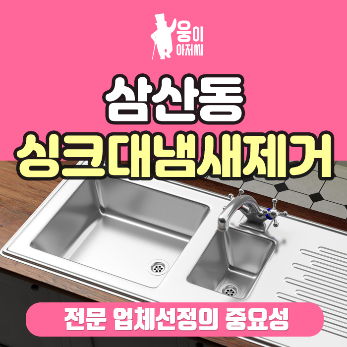  삼산동싱크대냄새제거 전문 업체선정의 중요성