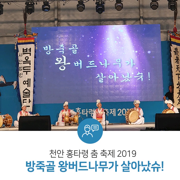  천안 흥타령 춤 축제 2019 <방죽골 왕버드나무가 살아났슈!>