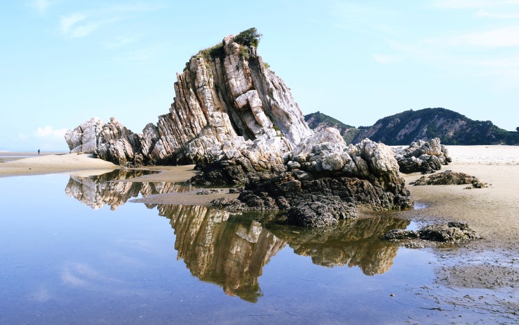  대청도여행 농여해변 모래사막 모래울해변