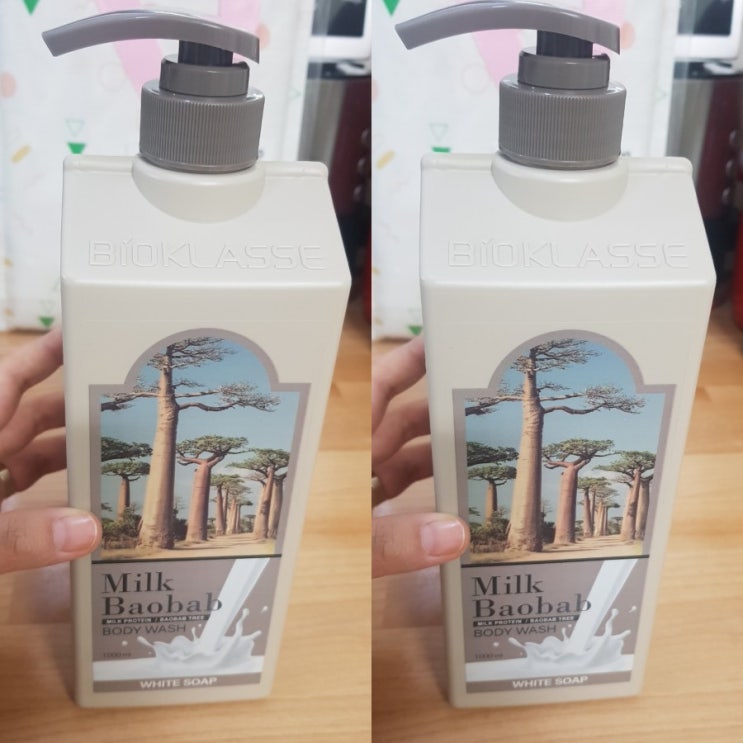  비오클라쎄 밀크바오밥 바디워시 대용량/화이트솝향/추천/상큼한 향이 오래가는 향기로운 제품