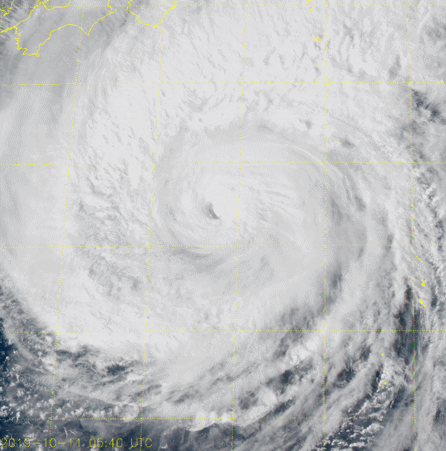  북서 태평양 : 태풍 하기비스 (Typhoon Hagibis) #11