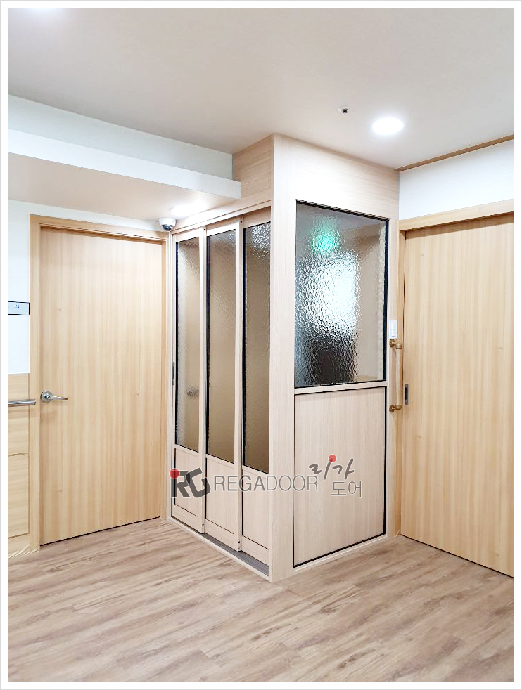  가가호호노인주간보호센터 ㄱ자형 슬림3연동 파티션 [시흥중문]