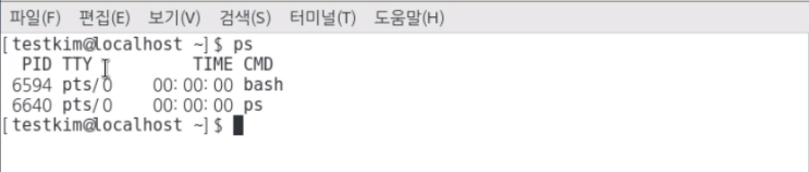 프로세스 관리 명령어
