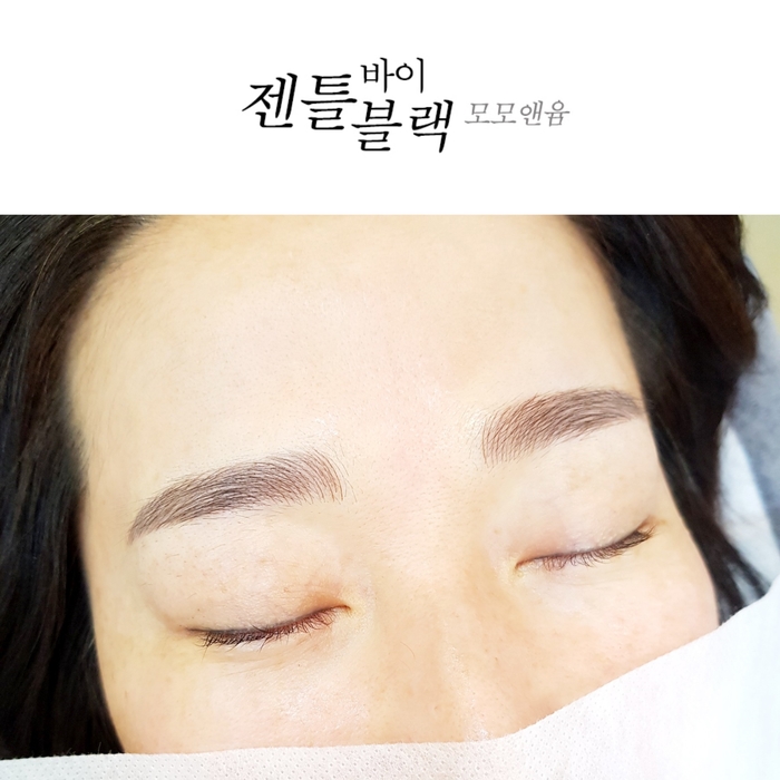  [모모앤윰-오늘의훈녀] 자연스럽고 예쁘게!! 티 나지 않는 눈썹반영구!!-홍수주눈썹/아이유눈썹/여자연예인눈썹