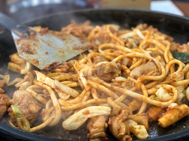  철판닭갈비집 추천, 춘천 일점오(1.5)닭갈비 본점