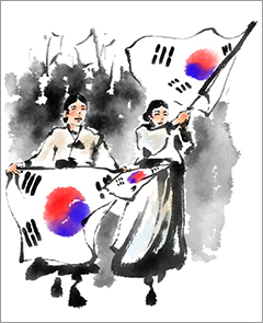   가슴속 태극기를 꺼내다 