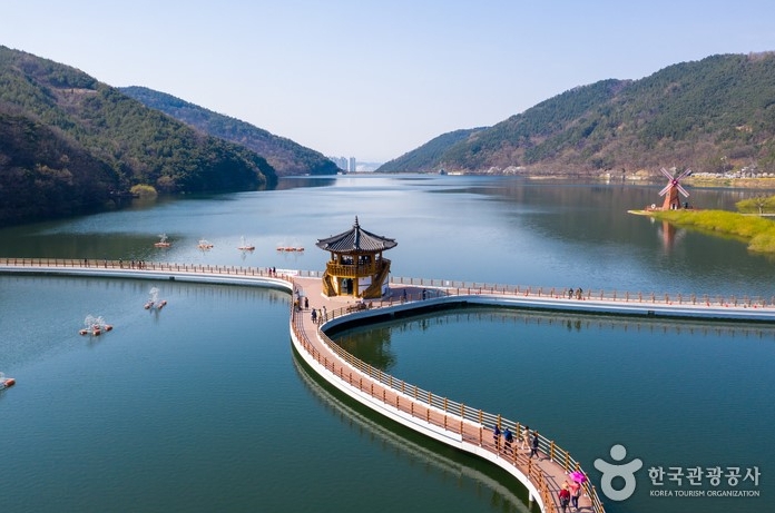  (대구달성군명소) 옥연지 송해공원 [대구택배 대림통운]