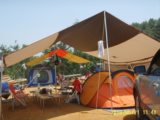  [2010-05-21] 궁평항 야자수마을 - 아빠 닥궁물이 싫어요.