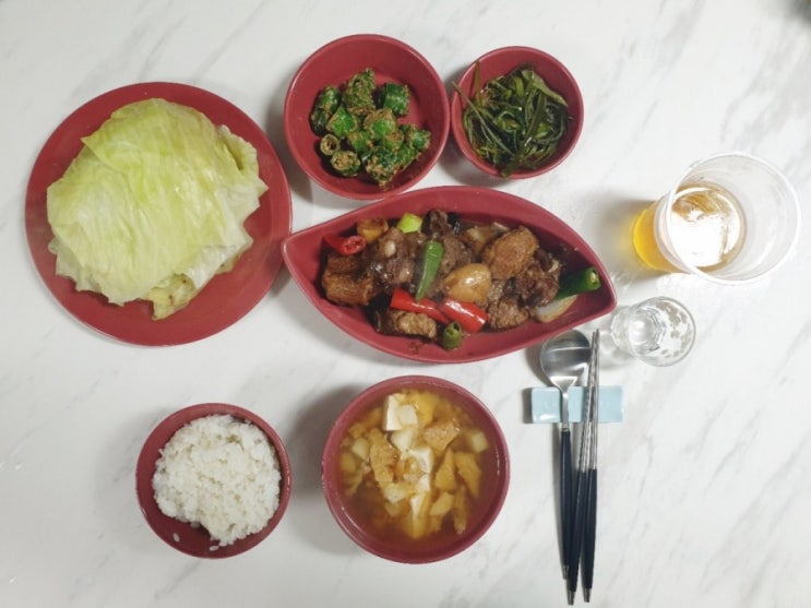 [주간밥상] 오랜만에 집밥으로 채운 평일저녁밥상&둘이 함께먹는 주말밥상