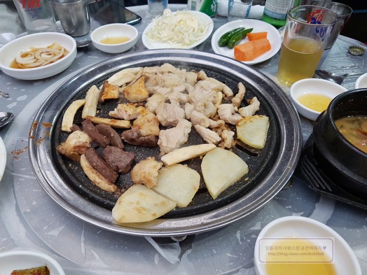  [부산 남포동 부평동 맛집] 부평동 곱창골목 맛집 ~ 부평양곱창: 소금구이, 돌판양념
