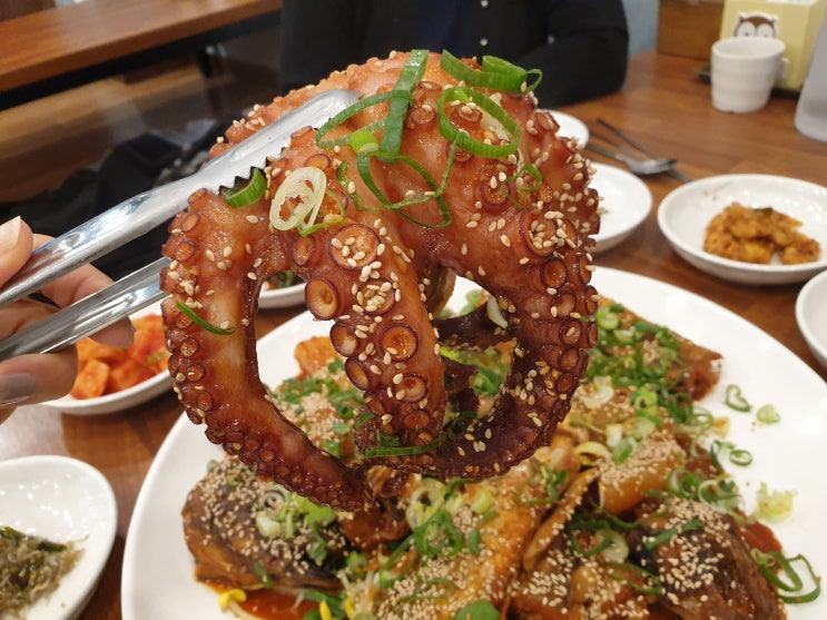  구미 상모 맛집 : 푸짐하게 한상 가득 속초코다리냉면 상모사곡점