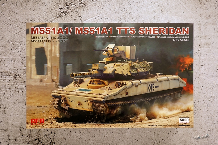 1/35 레이필드모델 M551A1/ TTS SHERIDAN 전차