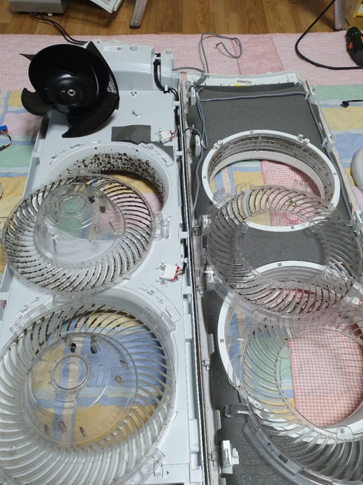  삼성 무풍 연아 에어컨청소