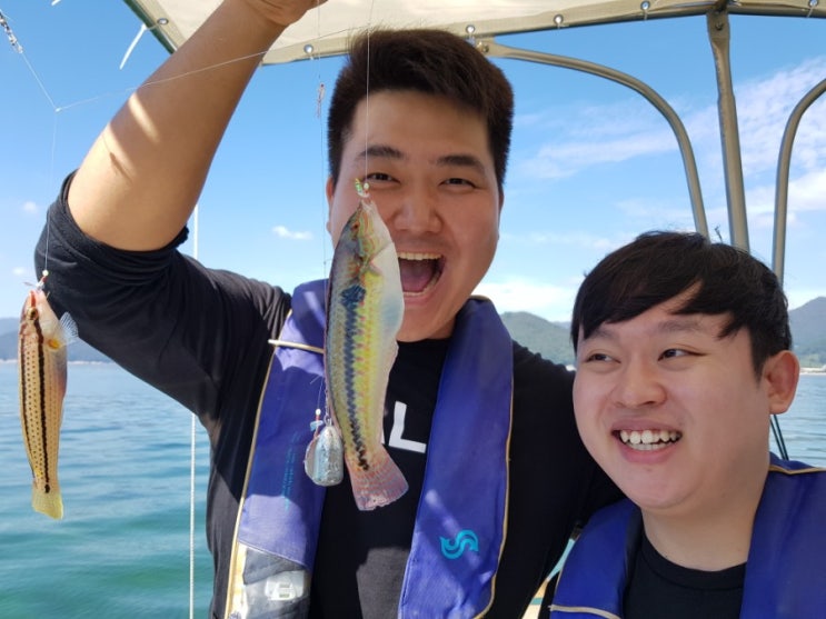  거제도 배낚시 - 거제바다를 만끽한 우정여행