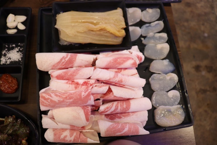  광주 용봉동 고깃집 : 꽃차돌과 관자를 한번에 "꽃차돌'
