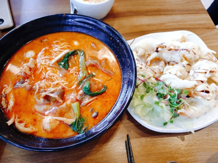  망원동 마라탕 딘딘향 크림새우 마라탕 솔직후기