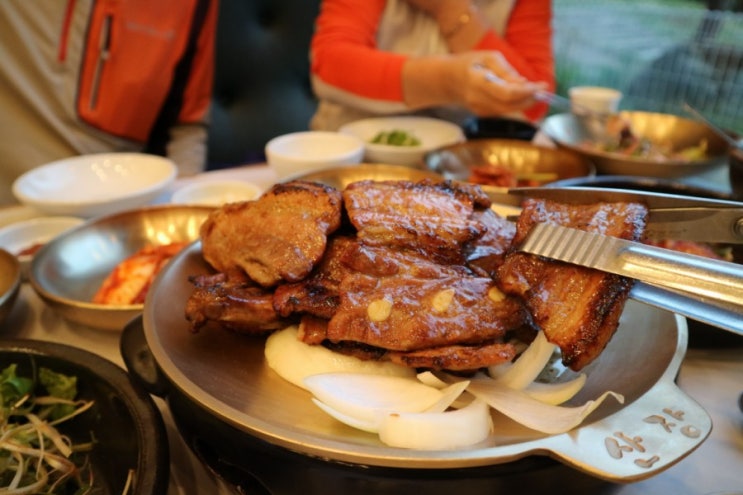  고복저수지맛집 / 까다로운 울엄빠가 만족한-! 산장가든