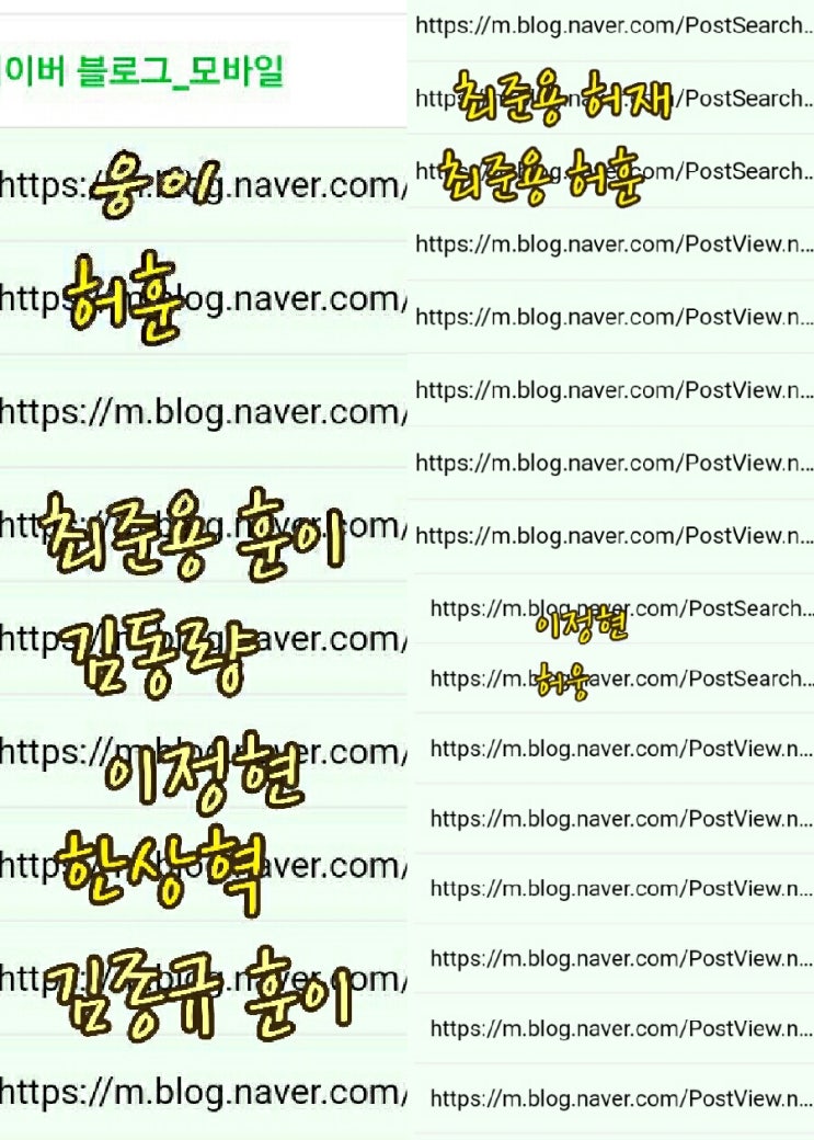 저 진짜 궁금해서 그러는데 새벽에 블로그에 허웅 허훈 최준용 허재(..) 등 찾는 분 누구신지?.?