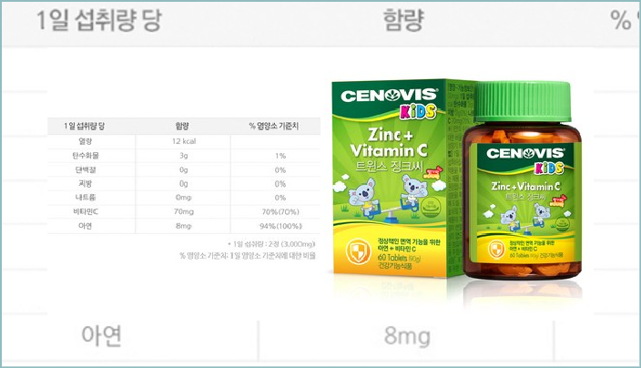  30%할인 세노비스 키즈 트윈스 징크씨 [22,240원]