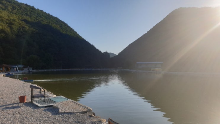  아직은 더웠다---돌다리 낚시터 시즌 첫낚시.