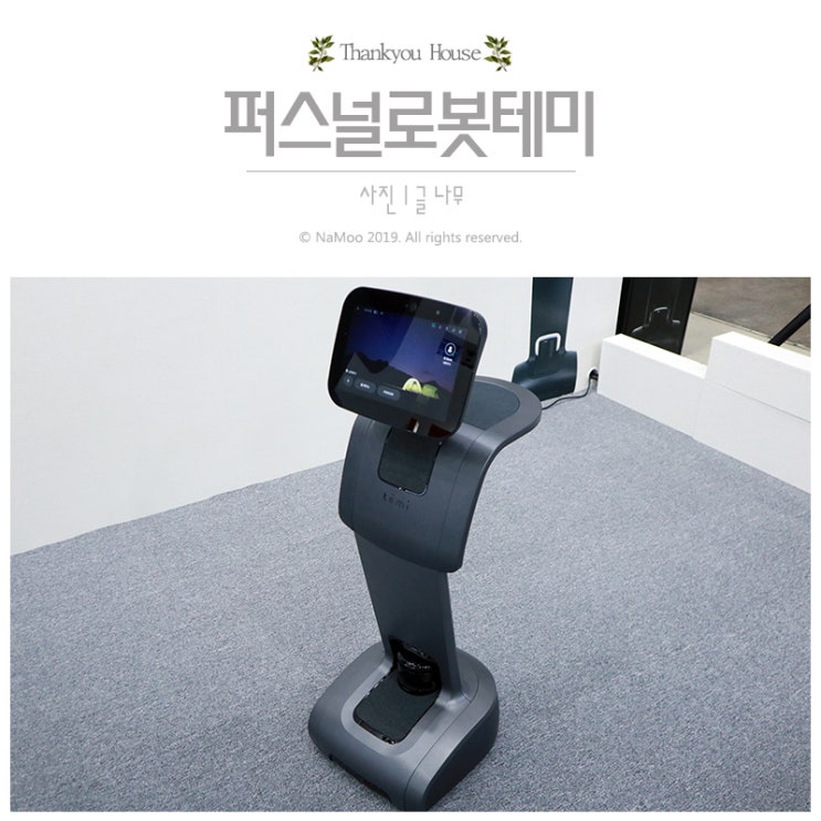  퍼스널로봇 테미(temi) 인공지능로봇 직접 시연해보니 더 탐나