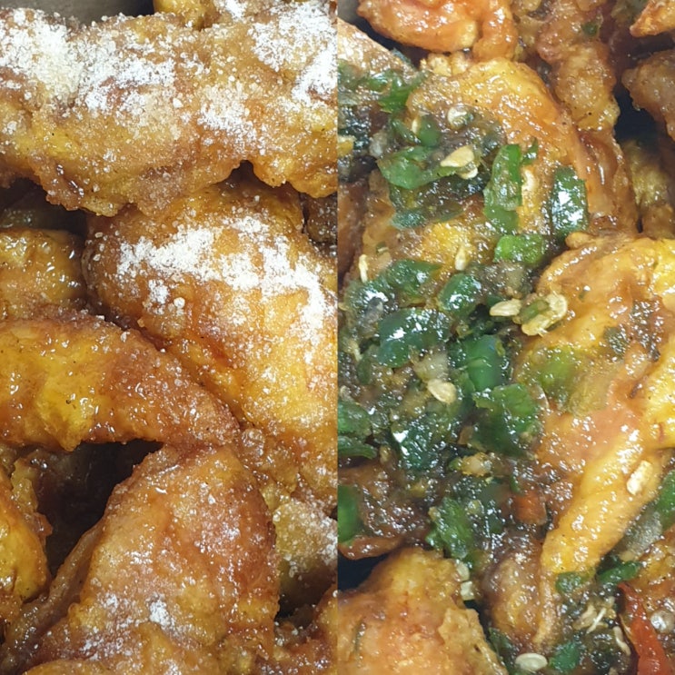  60계치킨 고추치킨 + 간지치킨 환상의 맛
