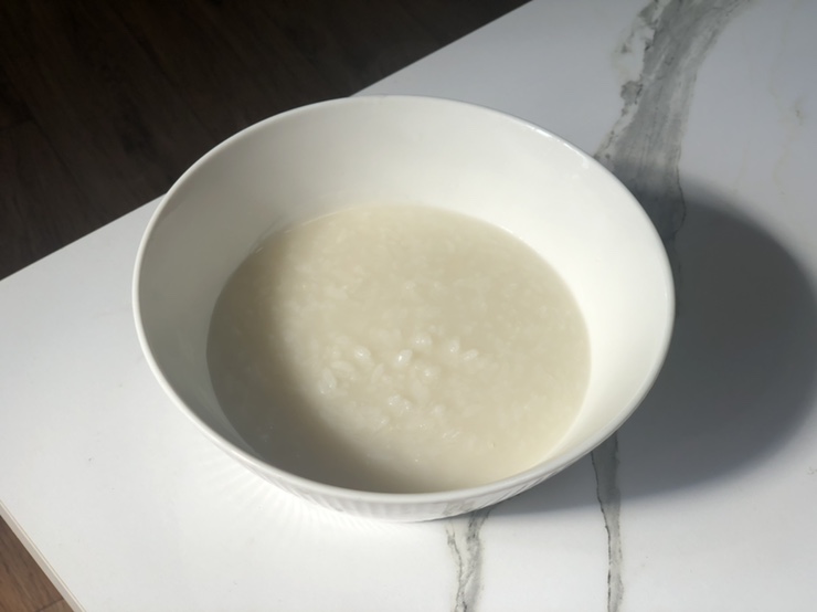 쌀로 흰죽끓이는법, 자취생을 위해서 소량으로 만들기!