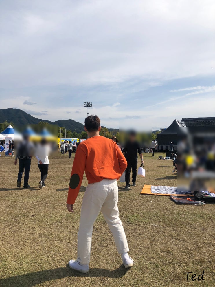  세인트제임스 엘보패치로 페스티벌룩 완성했어요! 길도 사이즈 고민 끝!