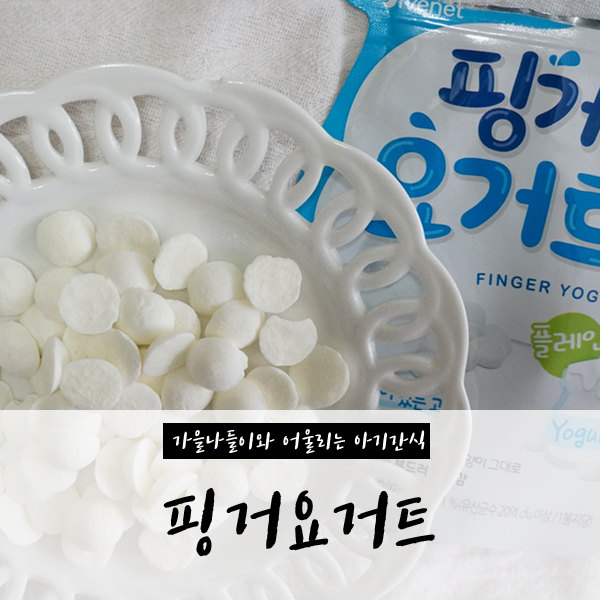  가을나들이 할 때 갖고 가기 좋은 '핑거요거트'