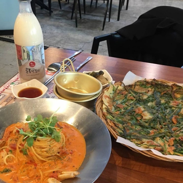 [대전맛집]청년구단 희딘쿡 파스타·주로 골목막걸리