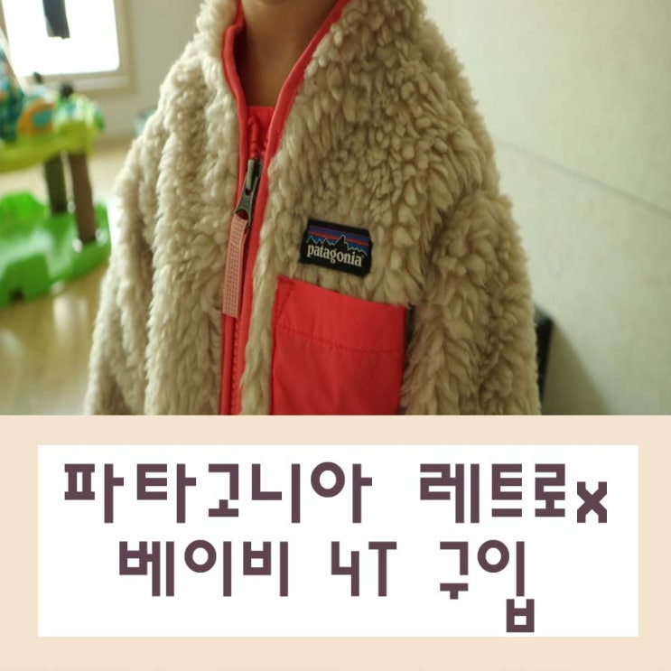  파타고니아 레트로x 베이비 득템