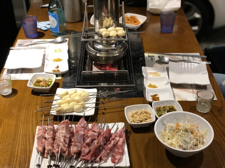  광양 양꼬치 맛집 램플러스 광양중마점 진로 한잔!