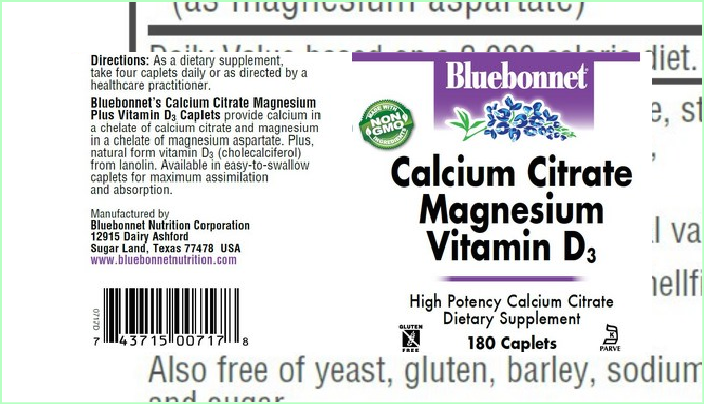 30%할인 블루보넷 칼슘 시트레이트 마그네슘 비타민 D3 캐플렛 [21,760원]